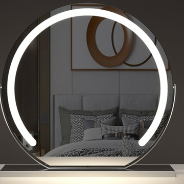 LED半圓化妝鏡  銀色