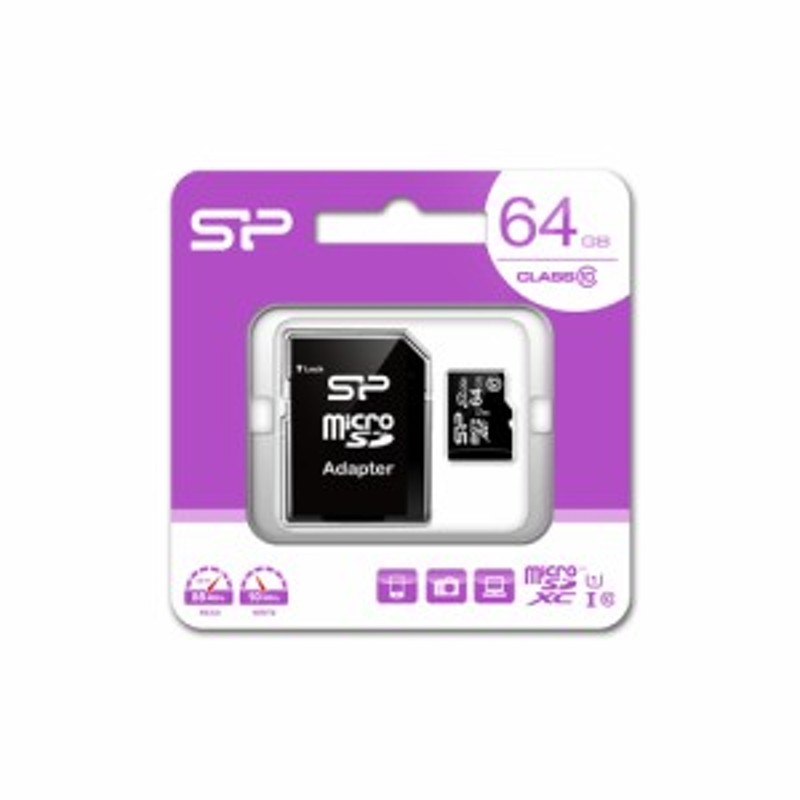 シリコンパワー microSD カード 64GB class10 UHS-1 U3 最大読込100MB s 4K対応 Nintendo Swit