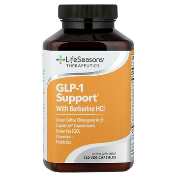 LifeSeasons, Therapeutics，GLP-1 幫助，含鹽酸小檗鹼，120 粒素食膠囊