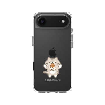 iPhone Air Clear Case（相機按鈕） 透明 - 柴語錄 Shiba Says - 鯛魚燒一口吞