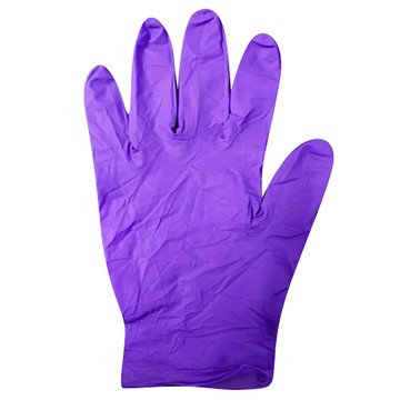 真耐優 NBR 無粉 加厚 手套 XS  紫色  1盒