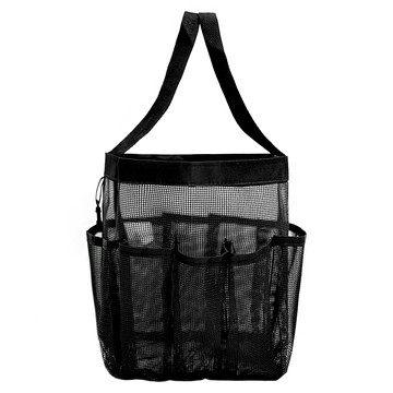 comet 多功能沐浴收納網袋  黑色  39 x 25cm