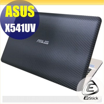 【Ezstick】ASUS X541 X541U X541UV Carbon黑色立體紋機身貼 (含上蓋貼、鍵盤週圍貼)