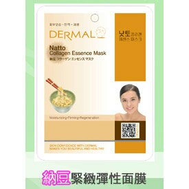 韓國DERMAL 納豆緊緻彈性面膜 1入 [42778] ::WOMAN HOUSE::