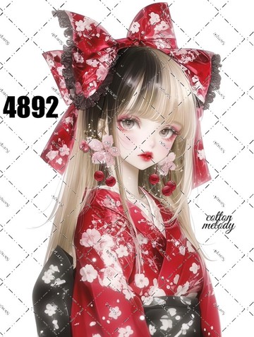 original sticker no.4892 人物貼紙 原創貼紙 原創人物貼紙 裝飾貼紙 cotton melody