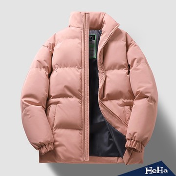 現貨【HeHa】素色鋪棉立領保暖外套 四色