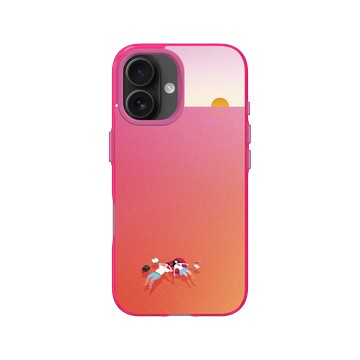 iPhone 16 Clear 粉漾桃 - Ocean Collection: Let's Sea 海洋系列：一路向海 - 自游自在