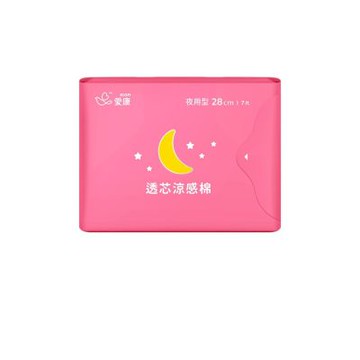 【愛康】透芯涼感棉-夜用型28cm*7片/包