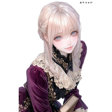 【9 月新作】07-142-0307 人物貼紙 幻想復古浪漫喫茶