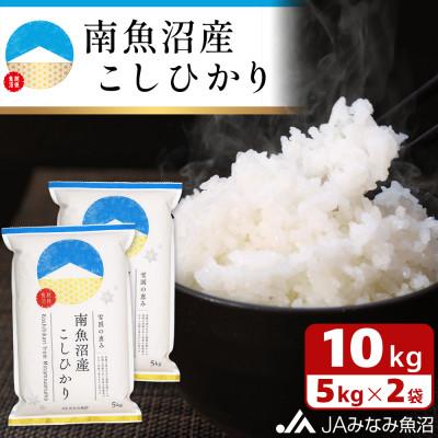 ふるさと納税 南魚沼市 「南魚沼産こしひかり」精米 10kg(5kg×2袋)