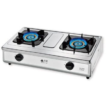 和家KS-268G雙口瓦斯爐(桶裝瓦斯)※ 此商品為傳統式台爐，不適用於崁入式，下單前請先自行評估！
