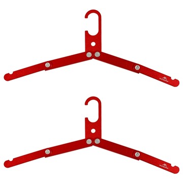 MOUNTAINHIKER 山之客 鋁合金衣架 加厚  紅色  2個