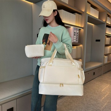 新款行李袋防水兩件套干濕分離多功能運動大容量健身旅行包