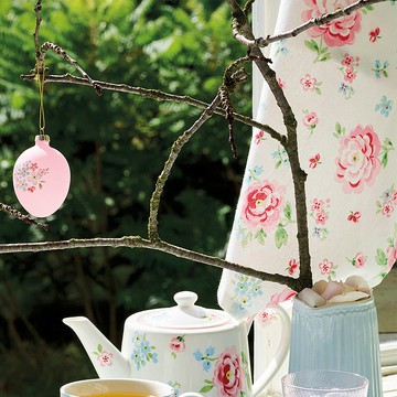 丹麥GreenGate Meryl mega white 茶巾 / 餐巾布