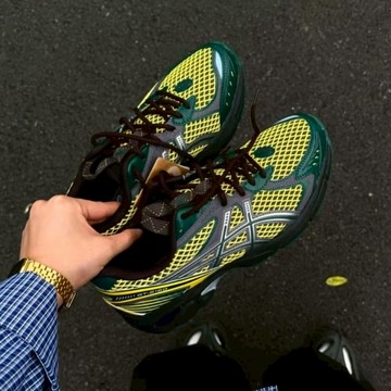 ASICS GT-2160 UB7-S x KIKO KOSTANDINOV 黃綠 黑黃 網布 復古 休閒 運動鞋 男鞋 1203A491-300 /預購