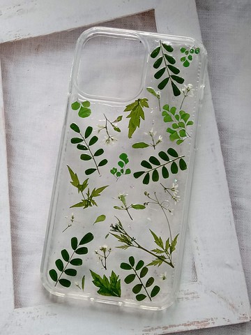 手作押花手機保護殼| iPhone 13 Pro Max | 新品特價