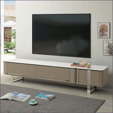 馬鞍皮石面長櫃 電視櫃 抽屜櫃 高低櫃 包浩斯【163B34101】Leader傢居館163-2466