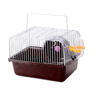 寵物夢工廠 田園風倉鼠籠  1個  咖啡色