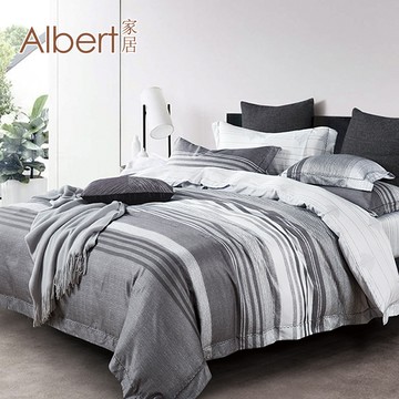 【Albert家居】天絲萊賽爾纖維床包兩用被組-加大6尺 多款任選 (吸濕排汗/40支200織) A款