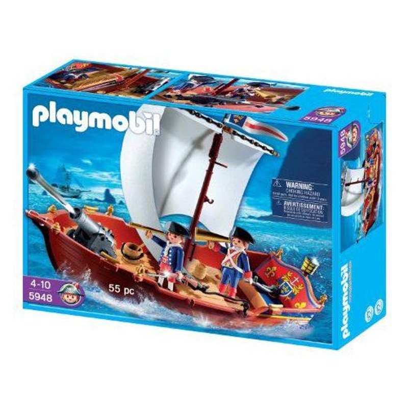 Playmobil（プレイモービル） Soldiers Boat 船 戦艦 5948 | LINE 