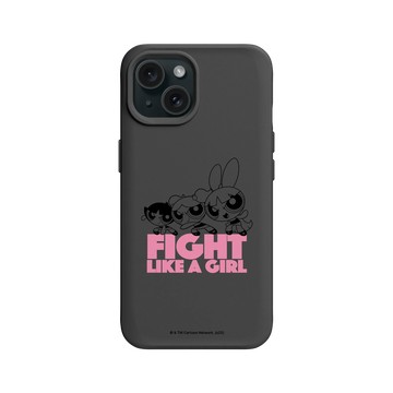 iPhone 15 SolidX 黑 - The Powerpuff Girls 飛天小女警 - 像女孩一樣