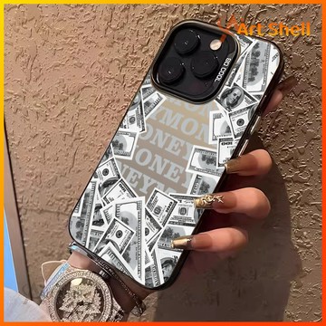 隔日到貨 蘋果16promax 手機殼 一堆鈔票 iPhone 15pro 12 13 14 11 8p 7p 手機保護