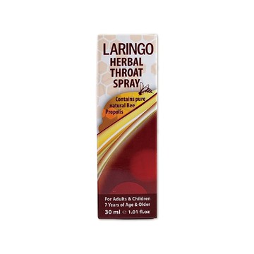 【LARINGO樂利】複方蜂膠噴液30ml/盒(HERBAL THROAT SPRAY)