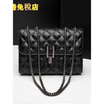 法國名牌ZAMP輕奢高級感名牌菱格鏈條包斜挎單肩小方包情人節禮物