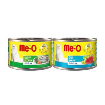 me-o咪歐【48入=箱】170g 沙丁魚/鮪魚口味 貓罐 (購買二件贈送寵喵樂-貓草玩具*1個隨機出貨)