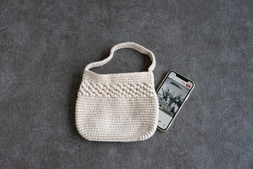 法式簡約手提包