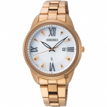 SEIKO 精工 LUKIA 動人時光太陽能女錶-32.9mm V137-0DC0K(SUT364J1)