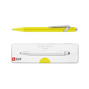 CARAN d’ACHE 卡達  LINE系列 849 原子筆（檸檬黃）849.970