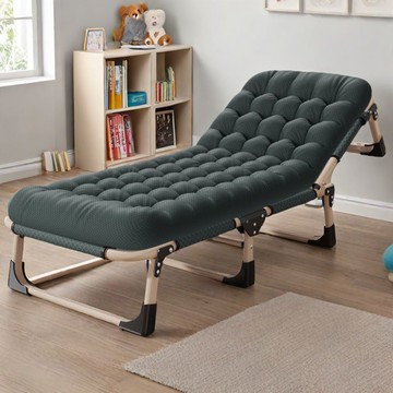 免運 午休床 折疊午睡床 加厚折疊床單人辦公室午休家用便攜成人多功能折疊單人床長款超厚 可開發票 全館五折 工廠現貨直銷 新品特價 b9085