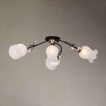 E27鄉村風半吸頂四燈 L01-1463