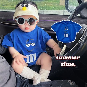 嬰兒衣服男寶夏季連體衣薄款純棉韓系包屁衣超萌網紅洋氣哈衣夏裝