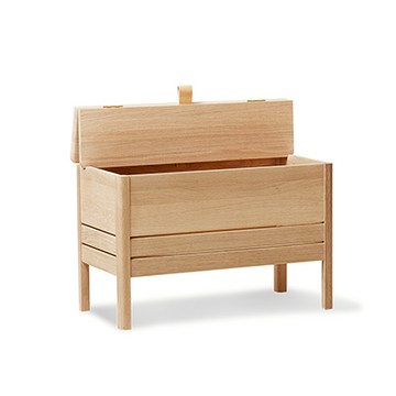 A Line Storage Bench 68 收納長凳（白橡木）