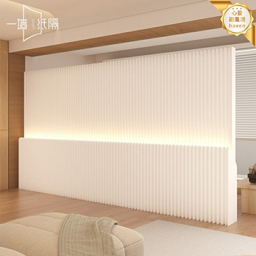 【發光免打孔】隔斷屏風 背景牆 圍欄 推拉屏風 摺疊屏風 客廳隔斷 商場隔斷 創意設計 簡易安裝 可調節燈光 多場景適用