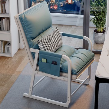 電腦椅子家用女生臥室靠背辦公室折疊躺椅舒服久坐宿舍懶人沙發椅