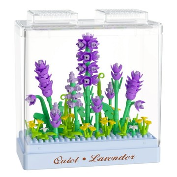 KOCO 透明盒裝永生花 積木盆栽系列(四款任選)｜聖誕禮物 交換禮物 生日禮物 儀式感生活