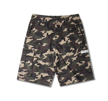 FINDSENSE H1夏季 日本 原宿 個性迷彩 工裝褲 運動休閒 五分褲短褲 寬鬆百搭 男 休閒褲  潮男褲子