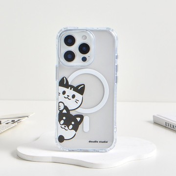 doudle studio Say-Hello抗黃防摔MagSafe iPhone手機殼