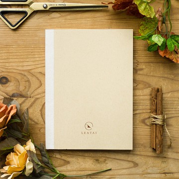 A5 經典方格橫線/限量滿版方格 筆記本 - 米色 - 無時效手帳/日誌