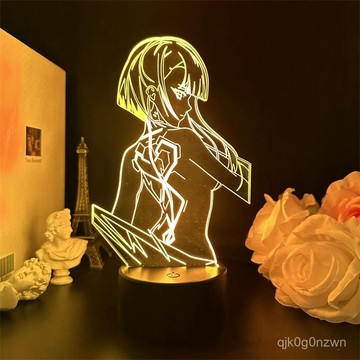 💡電馭叛客💡 邊緣行者 賽博朋克 usb小夜燈賽博朋克邊緣行者露西日漫手辦週邊玩偶送朋友禮物擺件 QRWX