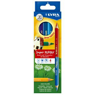 【德國 LYRA】3791069  三角雙頭彩色鉛筆 12色/盒【APP滿額下單4%點數(單一帳號最高1000點)】7/31止