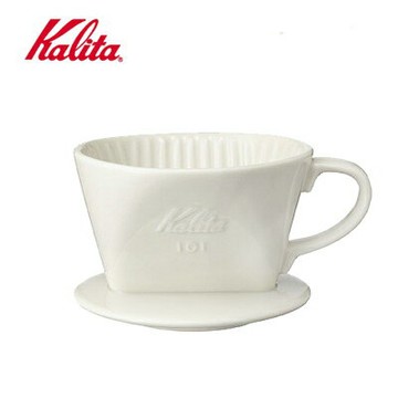 【Kalita】101 白色三孔陶瓷濾杯 / 1~2杯份