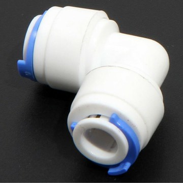 淨水器接頭4040 2分快接彎頭 PE管快速接頭 L型二通對插頭90度彎角【1492】 123便利屋