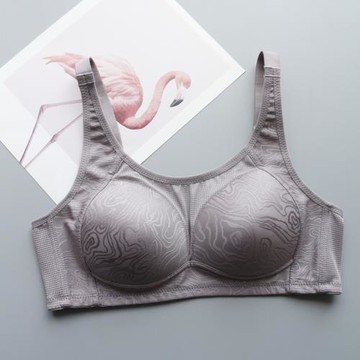 大碼防走光抹胸式文胸薄款透氣舒適無鋼圈運動內衣全罩杯舒適胸罩