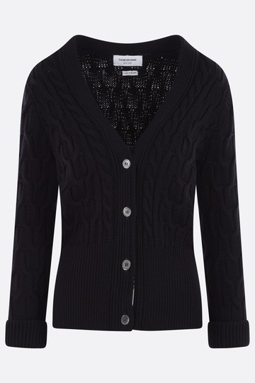 THOM BROWNE wool cardigan Woman