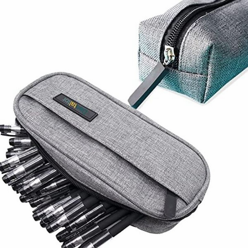 2個 ペンケース 人気 メンズ おしゃれ シンプル 布 仕切り 大容量 収納 筆箱 帆布 文房具ペンケース 大容量ポーチ 中学生 大学生 大 通販 Lineポイント最大get Lineショッピング