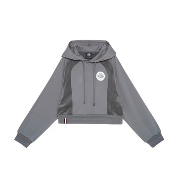 PALLADIUM 短版LOGO帽T 女款 二色 198996 - 鉛黑-S